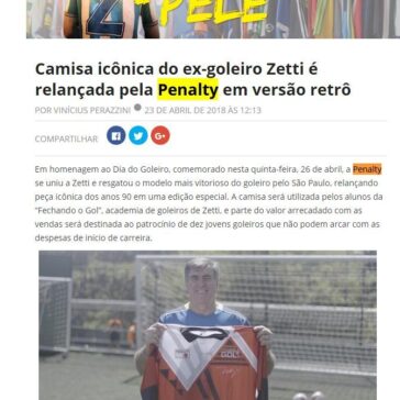 Camisa icônica do ex-goleiro Zetti é relançada pela Penalty em versão retrô – LanceNet