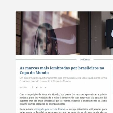 As marcas mais lembradas por brasileiros na Copa do Mundo – Giro Business Digital – Giro Business Digital
