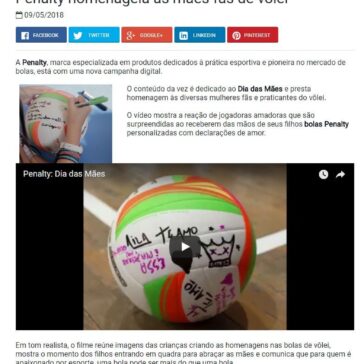 Penalty homenageia as mães fãs de vôlei – Promoview