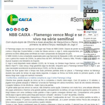 NBB CAIXA – Flamengo vence Mogi e se mantém vivo na série semifinal – Mk2studio