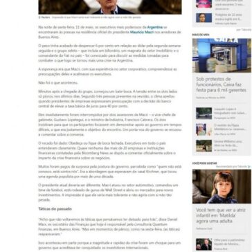 Governo da Argentina combate a crise e também seus críticos – MSN Dinheiro