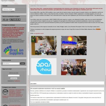Feira Apas Show 2018 – supermercadistas e representantes das indústrias mais influentes do mercado. Uma grande vitrine para um dos setores mais fortes da ec – MMT Comex Ltda