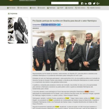 Pró-Saúde participa de reuniões em Brasília para discutir o setor filantrópico – Pró Saúde