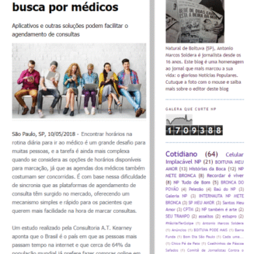 Soluções tecnológicas ajudam pacientes na busca por médicos – Notícias Populares