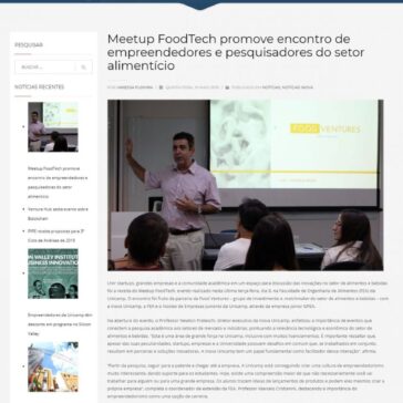 Meetup FoodTech promove encontro de empreendedores e pesquisadores do setor alimentício – INOVA Unicamp