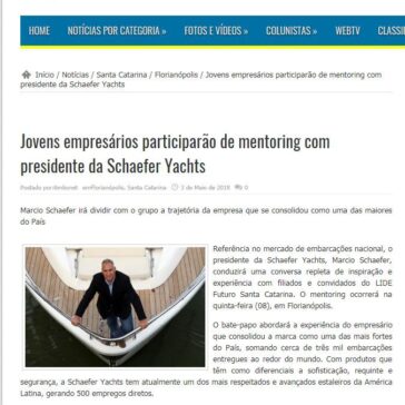 Jovens empresários participarão de mentoring com presidente da Schaefer Yachts – Timbó Net