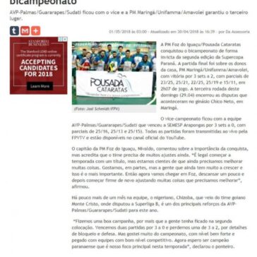 PM Foz do Iguaçu/Pousada Cataratas conquista o bicampeonato – Jornal do Oeste