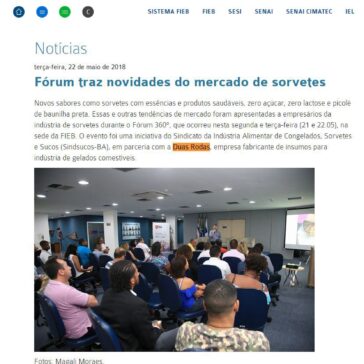 Fórum traz novidades do mercado de sorvetes – Federação das Indústrias do Estado da Bahia – FIEB