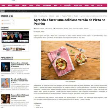 Aprenda a fazer uma deliciosa versão de Pizza no Potinho – Acesso Cultural