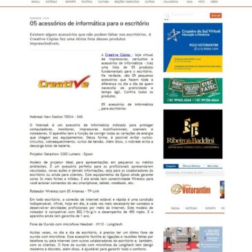 05 acessórios de informática para o escritório – Gazeta de Votorantim