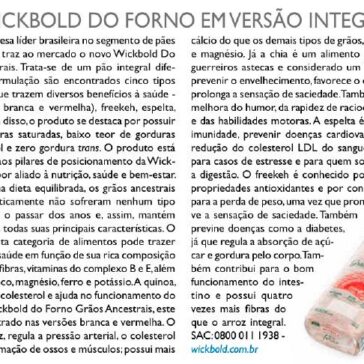 Linha Wickbold do forno em versão integral – Aditivos & Ingredientes