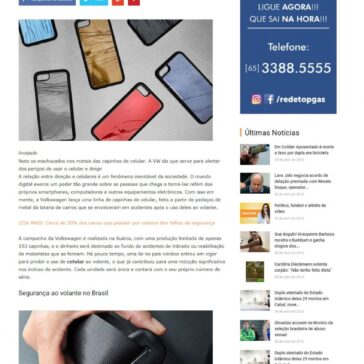 Volkswagen lança capinhas de celular feitas de metal de carros acidentados – Lapada Lapada – Portal Lapada Lapada