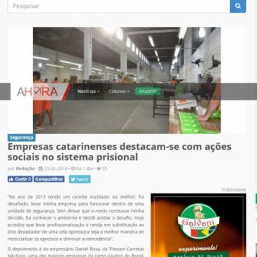 Empresas catarinenses destacam – Portal A Hora