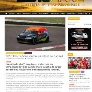 CGST: Roncen/Sena vencem na estreia em Tarumã – Pista Livre