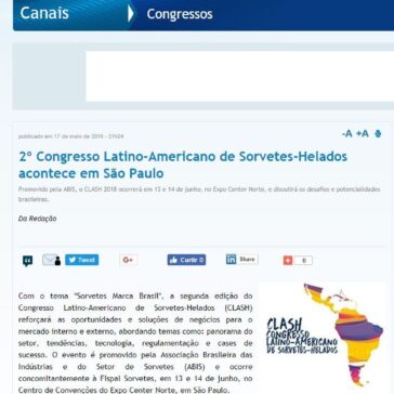 2° Congresso Latino-Americano de Sorvetes-Helados acontece em São Paulo – Portal Eventos