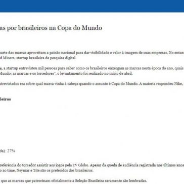 As marcas mais lembradas por brasileiros na Copa do Mundo – Giro Business Digital – Giro Business Digital
