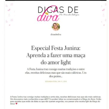 Especial Festa Junina: Aprenda a fazer uma maça do amor light – Fhits Friends