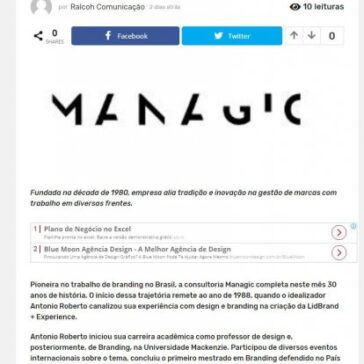 Managic completa 30 anos como referência na área de branding – BrandPress