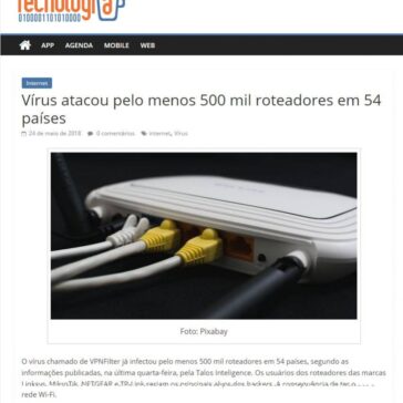 Vírus atacou pelo menos 500 mil roteadores em 54 países – Correio do Povo (On-line)
