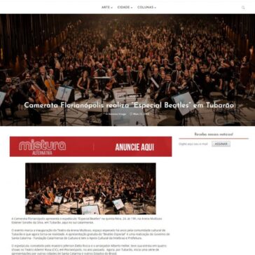 Camerata Florianópolis realiza “Especial Beatles” em Tubarão – Mistura Alternativa