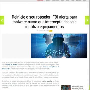 Reinicie o seu roteador: FBI alerta para malware russo que intercepta dados e inutiliza equipamentos – Tudocelular