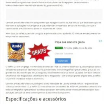 Análise ao Neffos C7: solução para quem gosta de fotografias a baixa custo – GPS da Notícia