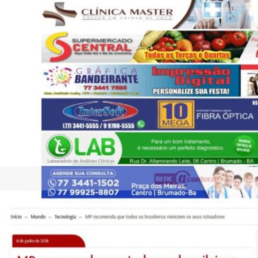 MP recomenda que todos os brasileiros reiniciem os seus roteadores – Rede Acontece