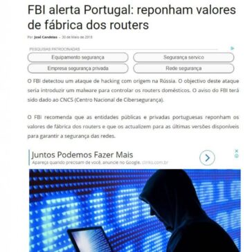 FBI alerta Portugal: reponham valores de fábrica dos routers – MaisTecnologia – Tudo sobre tecnologia – Mais Tecnologia