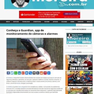Conheça o Guardian, app de monitoramento de câmeras e alarmes – Blog do Moreira