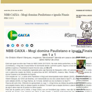 NBB CAIXA – Mogi domina Paulistano e iguala Finais em 1 a 1 – Centralnews