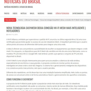 Nova tecnologia EasyMesh deixa conexão Wi-Fi Mesh mais inteligente | Roteadores – Notícias do Brasil