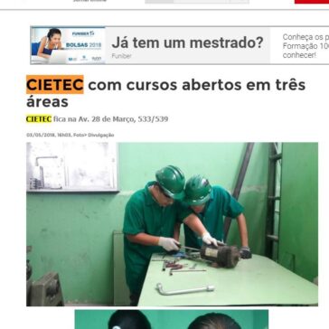 CIETEC com cursos abertos em três áreas – Campos 24 Horas