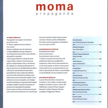 Moma propaganda – Portfólio de Agências 2018 (Meio & Mensagem)