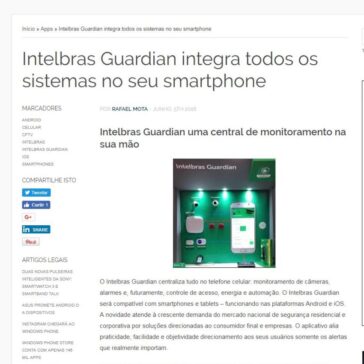 Intelbras Guardian integra todos os sistemas no seu smartphone – Inteligência Móvel