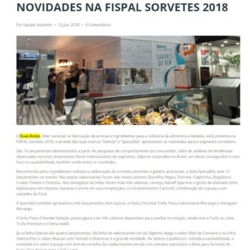 DUAS RODAS APRESENTA SUAS NOVIDADES NA FISPAL SORVETES 2018 – Frutello
