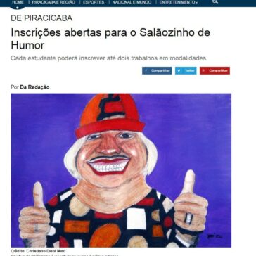 Inscrições abertas para o Salãozinho de Humor – Gazeta de Piracicaba (On-line)