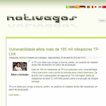Vulnerabilidade afeta mais de 185 mil roteadores TP-Link – Notivagos