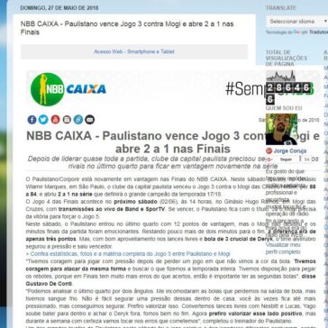 NBB CAIXA – Paulistano vence Jogo 3 contra Mogi e abre 2 a 1 nas Finais – Mk2studio