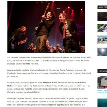 Camerata Florianópolis fará Especial Beatles em Tubarão na próxima semana – Laguna in Foco