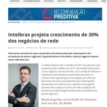 Intelbrás projeta crescimento de 30% dos negócios de rede – IP News
