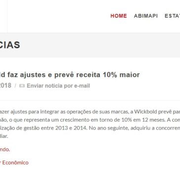 Wickbold faz ajustes e prevê receita 10% maior – Abimapi