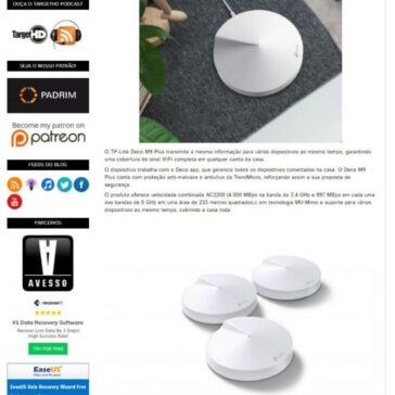 TP-Link Deco M9 Plus distribui o sinal de internet WiFi pela sua casa de forma inteligente – Target HD