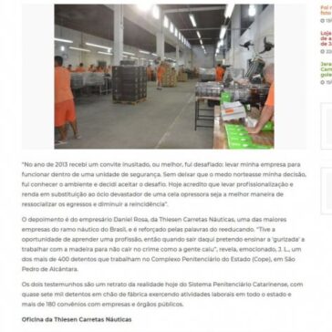 Empresas de Santa Catarina são destaques em ações sociais no sistema prisional – O Correio do Povo