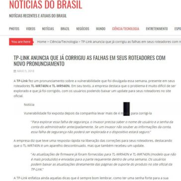 TP-Link anuncia que já corrigiu as falhas em seus roteadores com novo pronunciamento – Notícias do Brasil