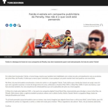 Falcão é estrela em campanha publicitária da Penalty. Mas não é o que você está pensando – Torcedores.com