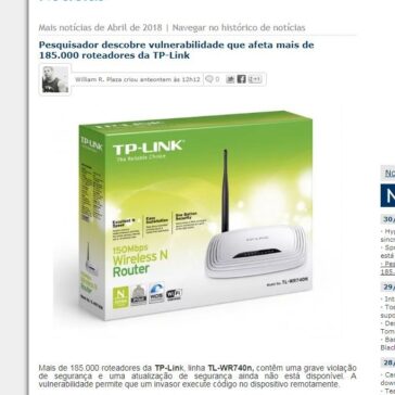 Pesquisador descobre vulnerabilidade que afeta mais de 185.000 roteadores da TP-Link – Hardware.com.br