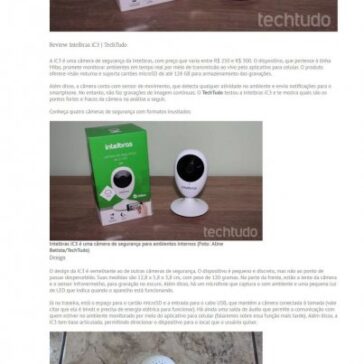 Review Intelbras iC3 | TechTudo – Rege Treinamentos
