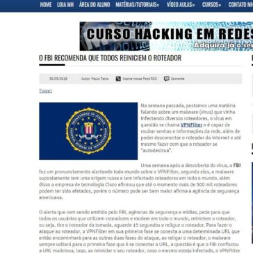 O FBI recomenda que todos reiniciem o roteador – Mundo dos Hackers