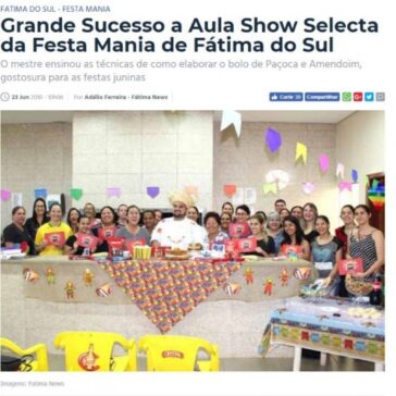 Grande Sucesso a Aula Show Selecta da Festa Mania de Fátima do Sul – Fátima News