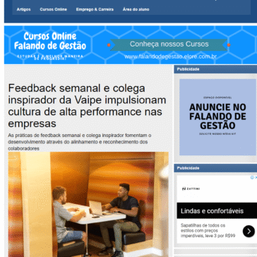 Feedback semanal e colega inspirador da Vaipe impulsionam cultura de alta performance nas empresas – Falando de Gestão